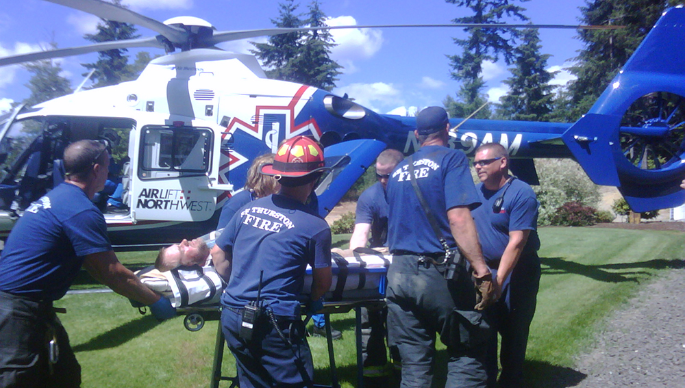 Graphic showing vertical and horizontal Emergency Rescue Services