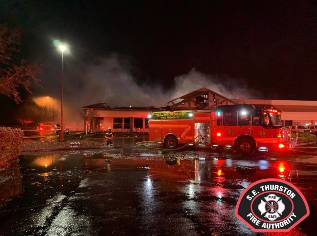 SE Thurston Fire Responds to Commercial Fire in Yelm - SETFA